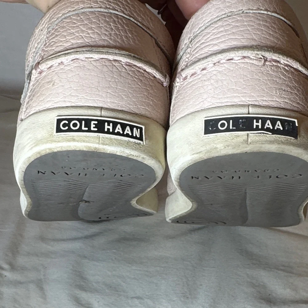 Cole Haan Light Pink Leather Sneakers